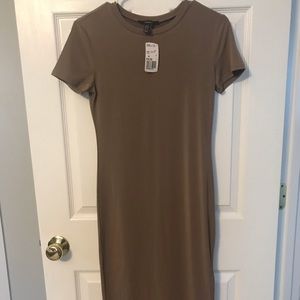Taupe Midi Dress
